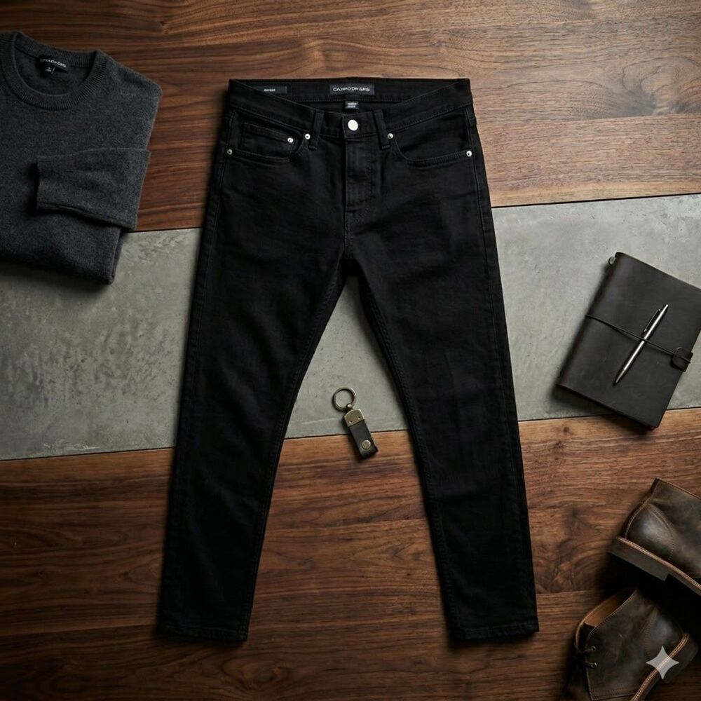 Calvin Klein CKJ 056 Athletic Tapered Men's Jeans Size 28 x 30 In Vintage Black
